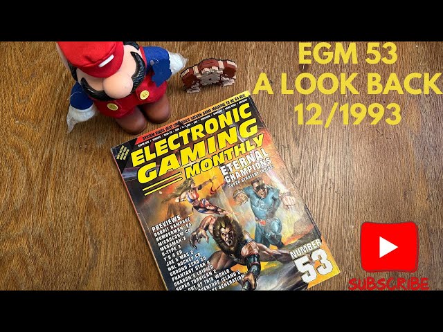 Looking back at EGM issue 53 December 1993 #egm #retro #1993