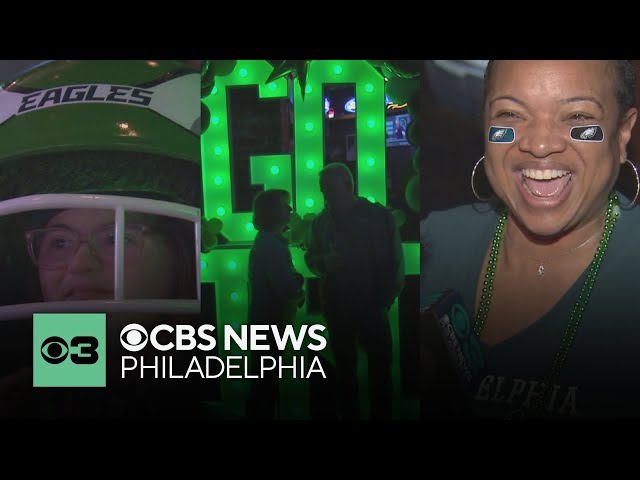 Eagles fans fired-up at Chickie's & Pete's pep rally in South Philadelphia