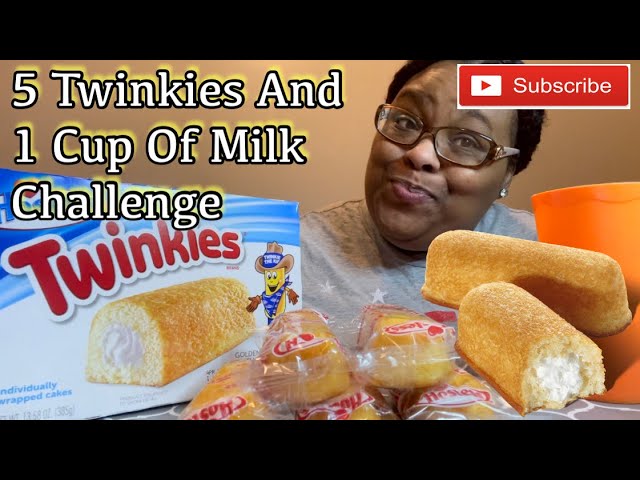 5 TWINKIES AND 1 CUP OF MILK IN 2 MINUTES CHALLENGE |CREATED BY @BeautyNBeastJourney