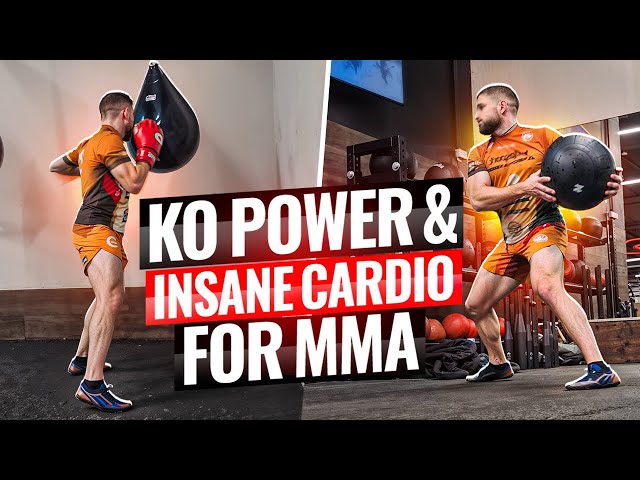 Full MMA Striking Power and Cardio Workout