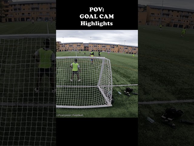 POV : GOAL CAM HIGHLIGHTS ☺️📸 ⚽️ #fyp #football #pov #gopro #goals #goalkeeper