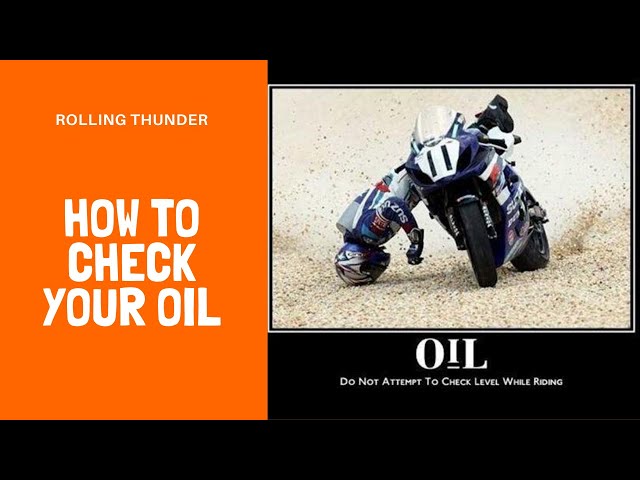 Check Your Harley-Davidson Oil