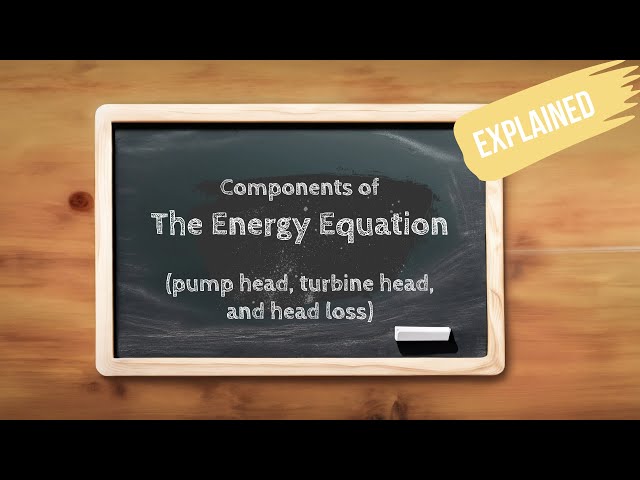 Energy Equation Term-by-Term Analysis | Pump Head, Turbine Head, and Head Loss #fluidmechanics