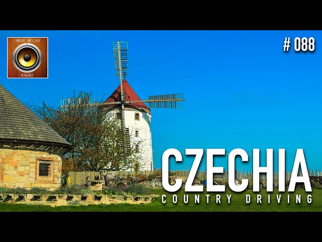 Driving Tour of Central Bohemian Region Villages with Soft House  🎹 Czech Republic 4K HDR