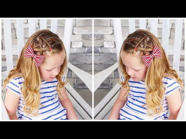 4th of July Star Hairstyle