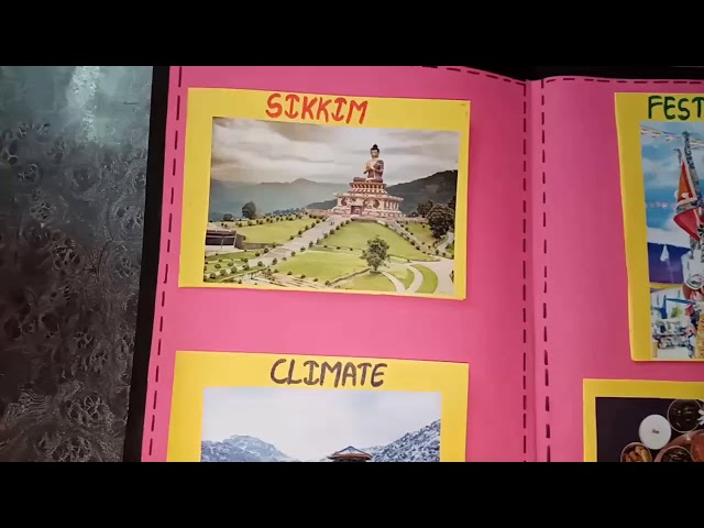 travel brochure on sikkim (school project)