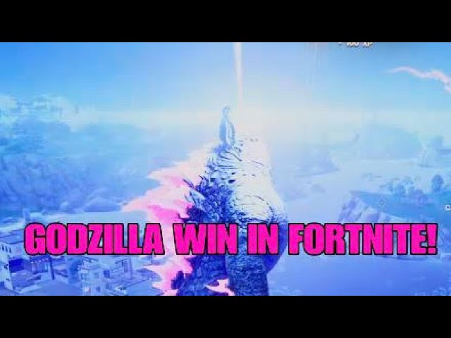 GODZILLA WIN IN FORTNITE 🎮👑