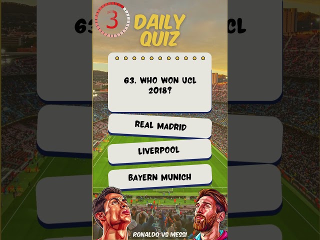 Daily Football Quiz ⚽ #footballquiz