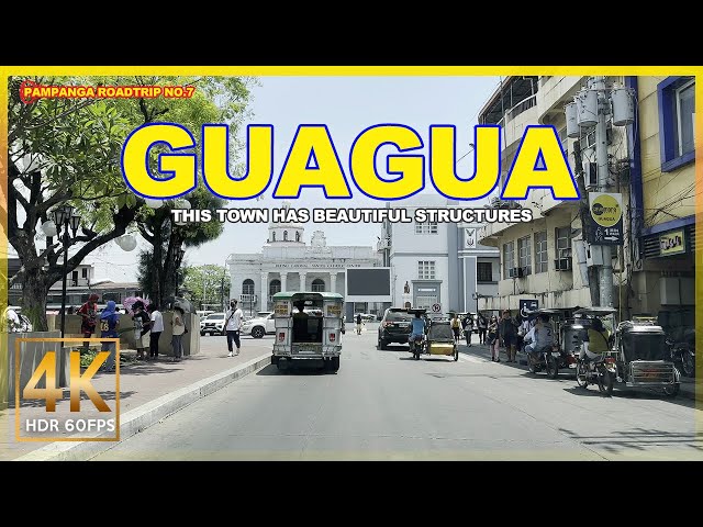 GUAGUA Pampanga Road Trip No. 7 | Let's explore this beautiful town | 4K Driving Tour | Philippines