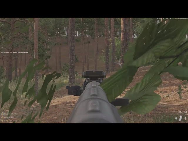 Arma Reforger man in the woods