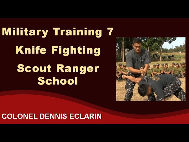 Military Training 7: Paano dumepensa pag may kutsilyo ang kalaban