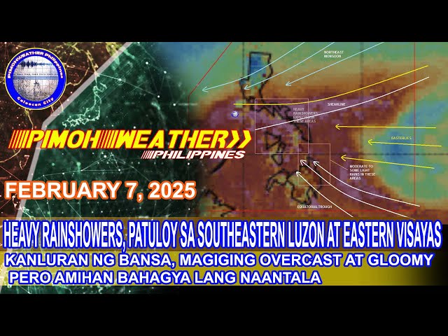 HEAVY RAINSHOWERS SA BICOL REGION AT VISAYAS, NAGDULOT NG MALAWAKANG BAHA. GLOOMY WEATHER, INAASAHAN