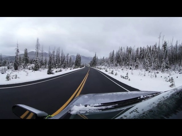 Trail Ridge Road, Rocky Mountain National Park. 360 Video. Nov 2016 12PM