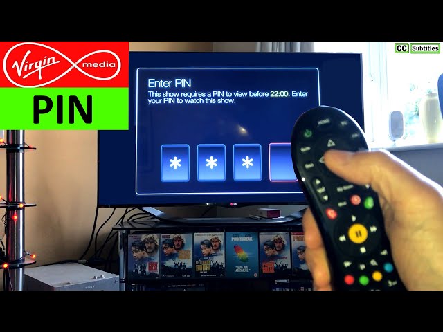 Virgin Media Tivo Box How to remove PIN code permanently when watching TV shows or My Shows