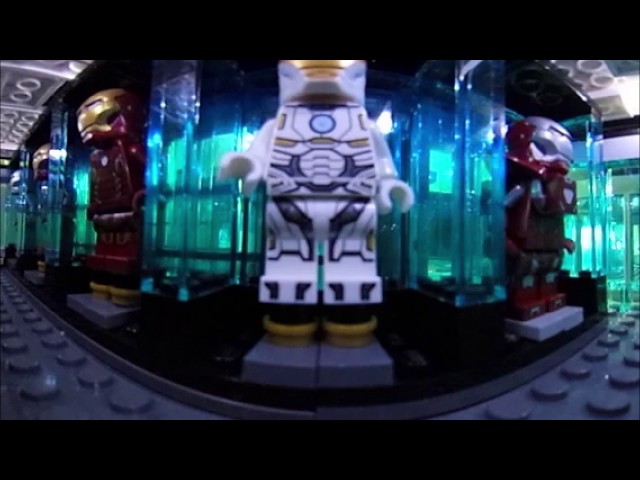 LEGO MOC Update - 360° Video Iron Man Hall of Armor - Update #3b