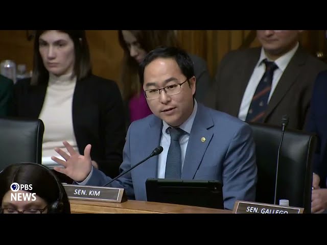 WATCH: Sen. Kim questions Vought in confirmation hearing | Trump confirmation hearings