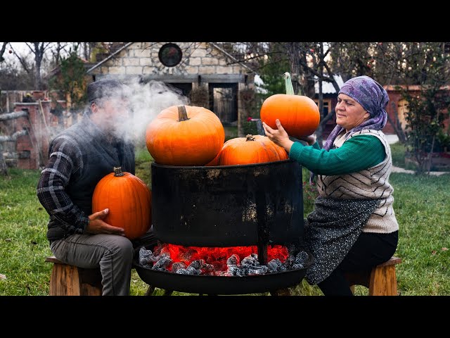 Making Pumpkin Pasta and Paste | Rustic Village Recipe