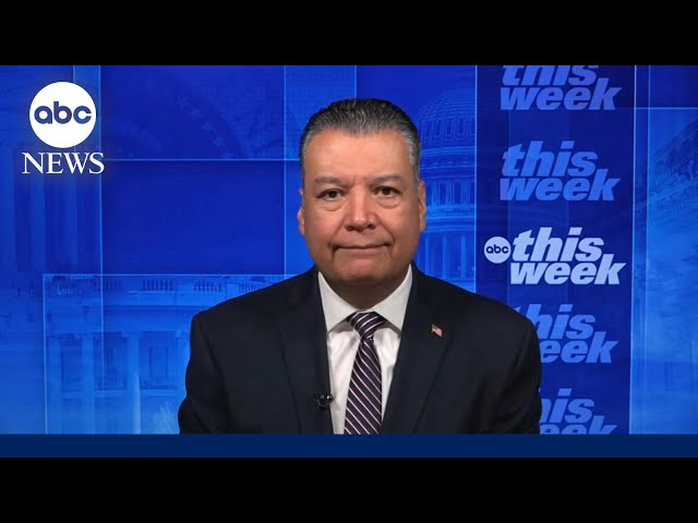 Padilla: ‘I’m not going to root for President Trump’s success’ on his terms