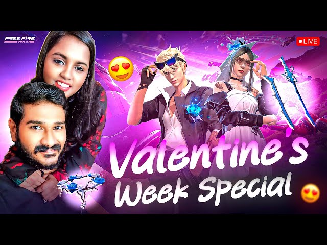 Valentine's Week Special | Grinding | Esports Mode | Free Fire India | Garena | Tux Bhai gyan gaming