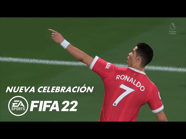 NUEVA CELEBRACIÓN EN FIFA 22 AL ÚLTIMO MINUTO CON CRISTIANO RONALDO