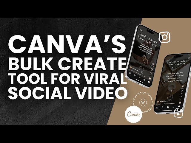 Create Viral Instagram Reels with Canva's Bulk Create Feature!