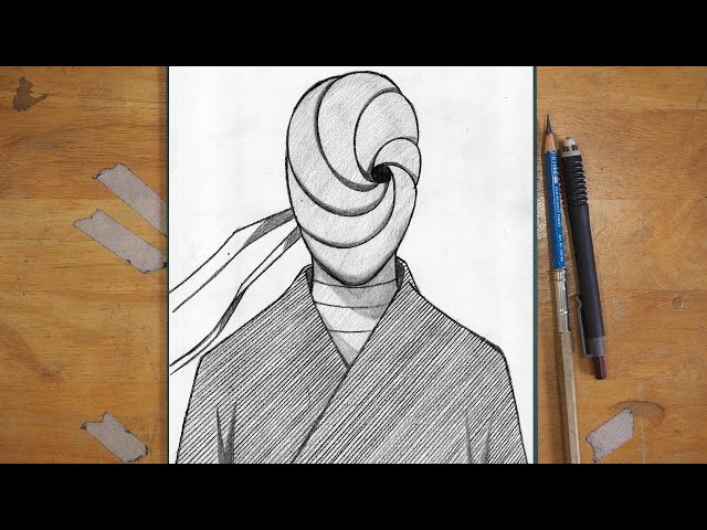 How to Draw Obito Uchiha – Easy Step-by-Step Tutorial!