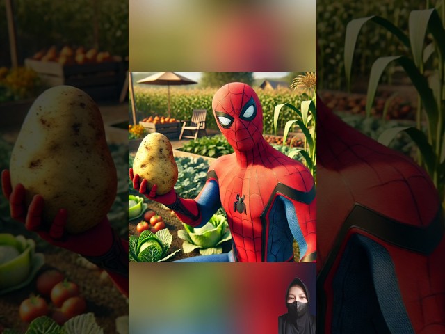 Vegetables 😂 #spiderman #shorts #brawlstars #funny #dc