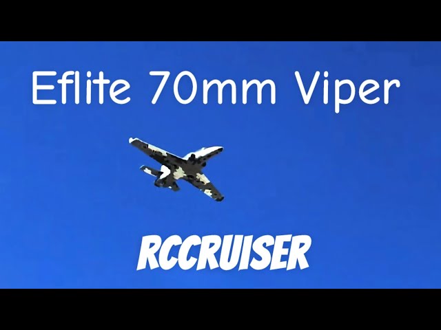 E-flite 70mm Viper Afterburner & Upgraded Gear | Two Flights, Two Batteries!