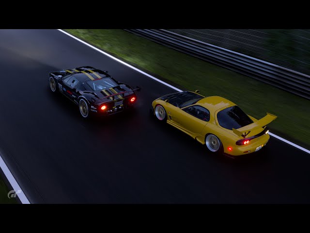 [PS5] GT7 Nürburgring RE Amemiya FD3S RX-7 VS Ford GT LM Spec II Test Car (v1.55)