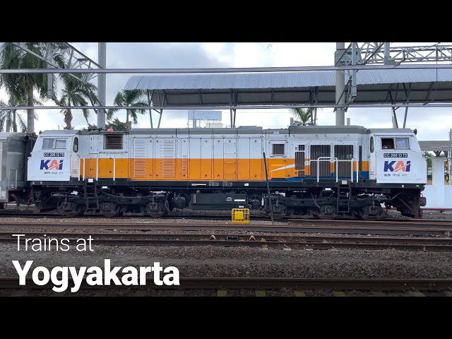 Trains at Yogyakarta