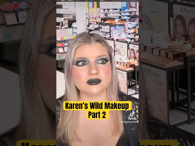 that sure is um… a look! #foryou #makeup #mua #sephora #karen #retail #foryou