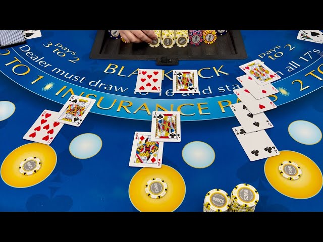 Blackjack | $800,000 Buy In | PLAYING FULL TABLE WITH BLACKJACKS, 21’s, & INCREDIBLE DOUBLE BETS!