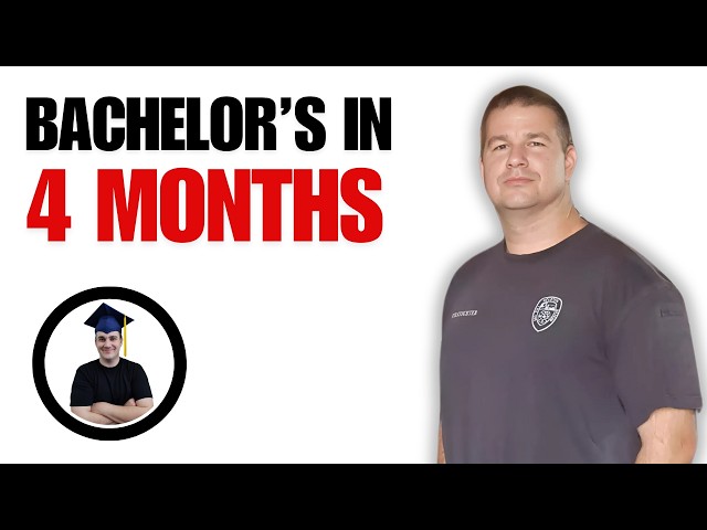 Bachelor's Degree in 4 Months?! Is This the NEW Normal?