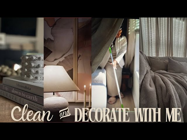 CLEAN & DECORATE WITH ME| SHOPPING MY HOME FOR DECOR