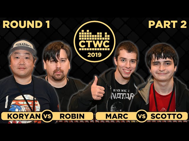 2019 CTWC Classic Tetris Rd. 1 - Part 2 - KORYAN/ROBIN + Marc/Scotto