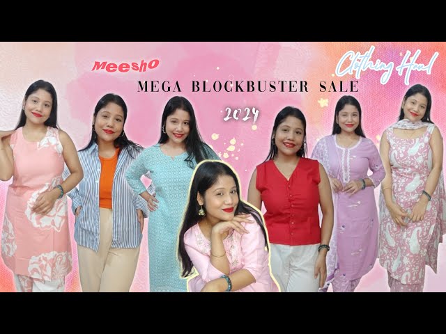 Meesho mega blockbuster sale 2024 haul | What I shopped from Meesho in puja sale 📦😍 #meeshohaul