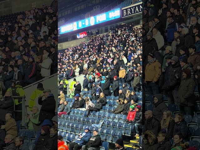 Portsmouth fans at Blackburn tonight #pompey