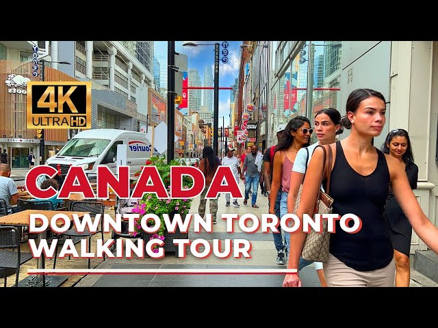 🇨🇦 Toronto Walking Tour - Best Yonge Street Walking Tour [4K Ultra HDR/60fps]