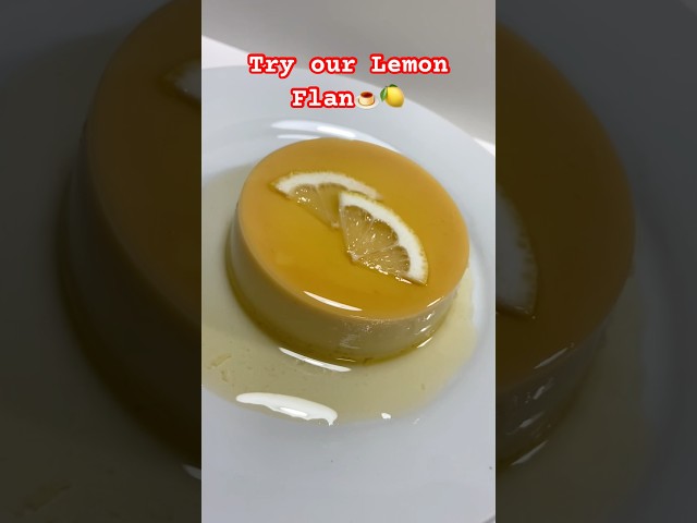 Lemon Flan #lemon #flan #dessert #sweet #tasty #food #caramel #yummy #delicious