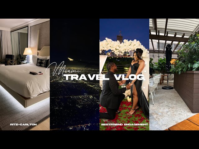 TRAVEL VLOG: best friends surprise engagement, exploring miami, & more