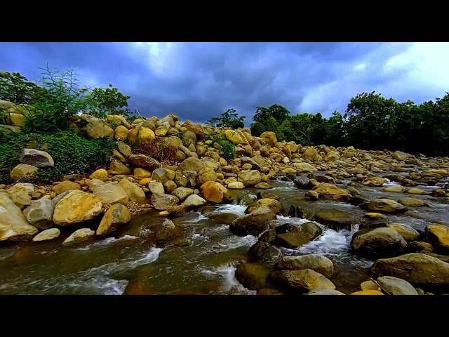 Beautifull Forest River Relaxing water sound, waterfall sounds white noise, river sound for sleeping