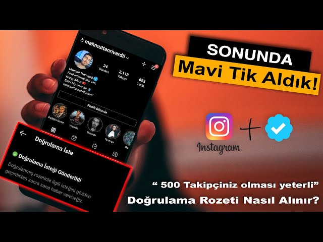 İnstagram Mavi Tik Alma - 13 Dakikada Hesabınızı Doğrulayın