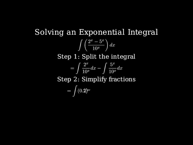 Q18. What is the value of ∫(2^x - 5^x) / 10^x dx? 🤔