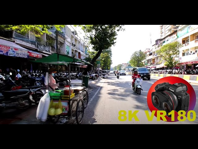 MAGIC MILE OF SCOOTERS where to buy a scooter in Phnom Penh 8K 4K VR180 3D (Travel Video ASMR Music)