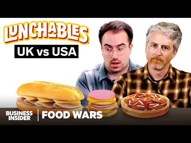 US vs UK Lunchables | Food Wars | Insider Food