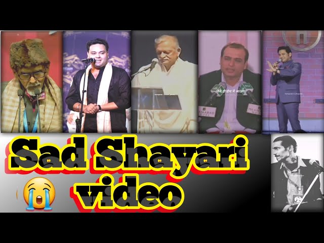 Painful Shayari Video !! Sad Shayari Collection !! Emotional Shayari Video !! Majbur Shayar