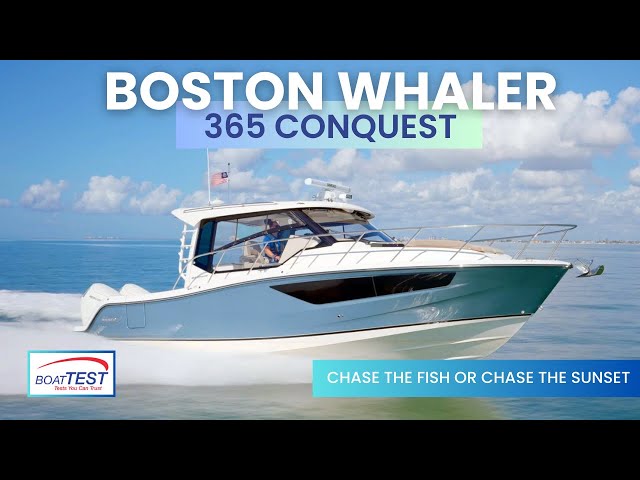 Boston Whaler 365 Conquest "Performance & Features" Review (2025)