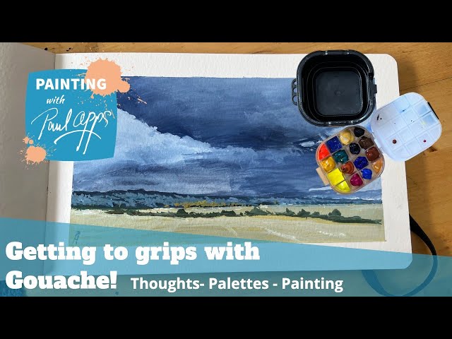 Getting to grips with Gouache | My Thoughts - Palettes - Painting.