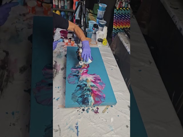 GORGEOUS DUTCH POUR - ACRYLIC POURING FLUID ART