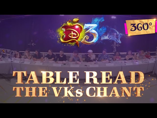 VK Chants with the D3 Cast! | Behind the Scenes | Descendants 3